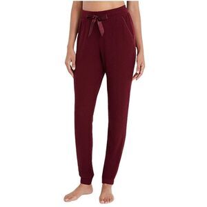 Maurices Knit Ribbed Jogger Sweatpants - Size Medium, Berry
